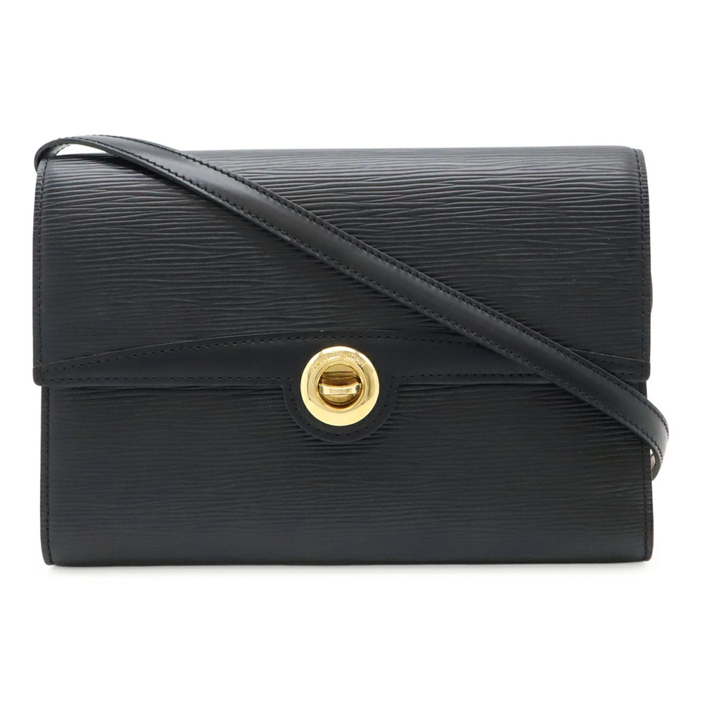 LOUIS VUITTON Epi Arche Shoulder Bag Pochette Clutch Noir Black